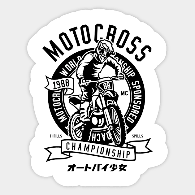 Motocross Sticker by Z1